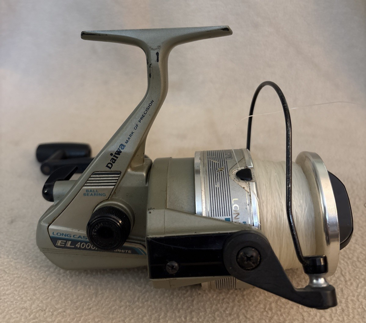 Vintage Daiwa EL4000X EL 4000X Long Cast Spool Graphite Fishing