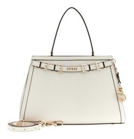 Guess Dovie Satchel UmhäNgetasche Handtasche Tasche Cream White Creme Neu