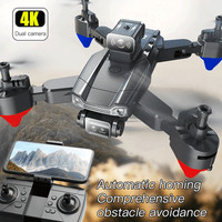 3 Batteries Drone 4K HD Selfie Dual Camera WIFI FPV Foldable RC Quadcopter Gifts