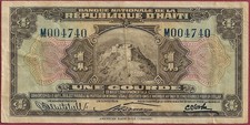 Haiti 1 Gourde P-160 (3) Serie M (1925-32)