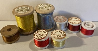 Pearsalls Gossamer Fly Tying Thread , 3 Gossamer, 2 Maribou, 2 Stout Floss And 1
