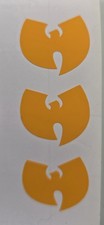 3 Wu-Tang Street Wear Vinyl Decals Sticker Set - Phones Cups Laptops Car