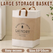 Laundry Basket Foldable Collapsible Clothes Hamper Storage Bin Toy Box Organiser