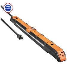 Magnetic Power Strip Surge Protector with Motion Sensor LED 5 Outlets USB C