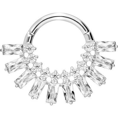 PIERCINGLINE  Piercing Ring Chirurgenstahl Segmentring Clicker