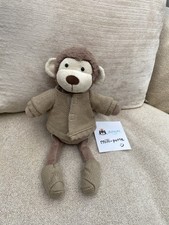Little Jellycat Knitnat Monkey - Retired - Very Rare - 100% Genuine