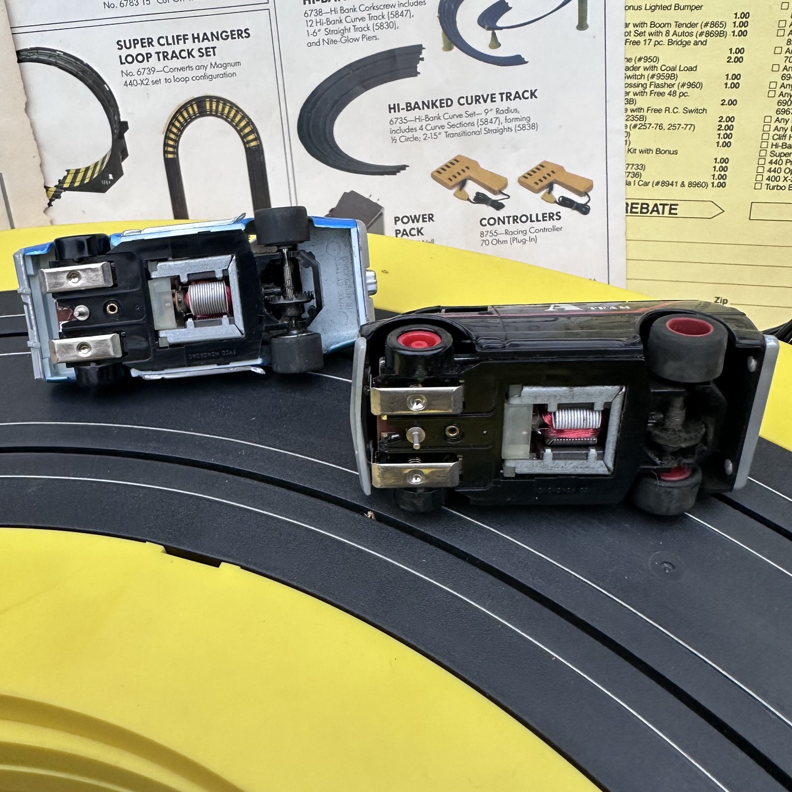 A-TEAM Slot Car Action Race Track Set w/Original Box TYCO 1983 - Vintage