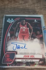 2024-25 Bowman University Chrome - Chrome Prospect Autographs John Bol #31 Black