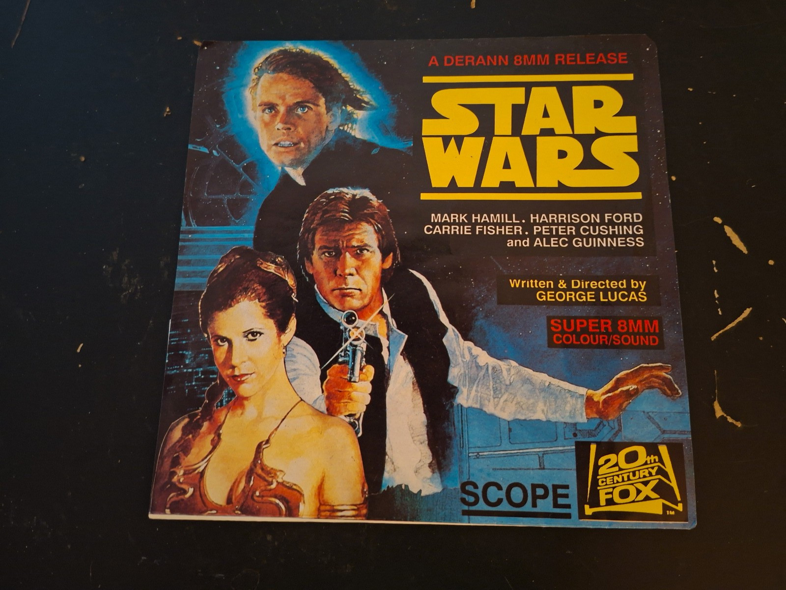 STAR WARS 1977 DERANN SCOPE FEATURE SUPER 8 COLOUR SOUND 8MM CINE FILM