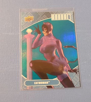 Upper Deck DC Annual # 17 Catwoman Blue Parallel Base Trading Card