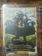 2025 Tetairoa McMillan Downtown Custom Sports Card. Carolina Panthers. ( In Case