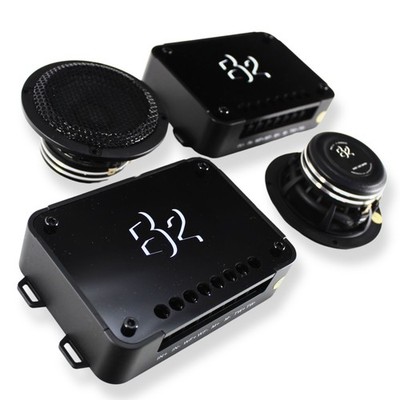 B2 Audio RAGE 3'' 80 Watt RMS 6-Ohm Coated Paper Cone Midrange W/ 3-Way Crossover