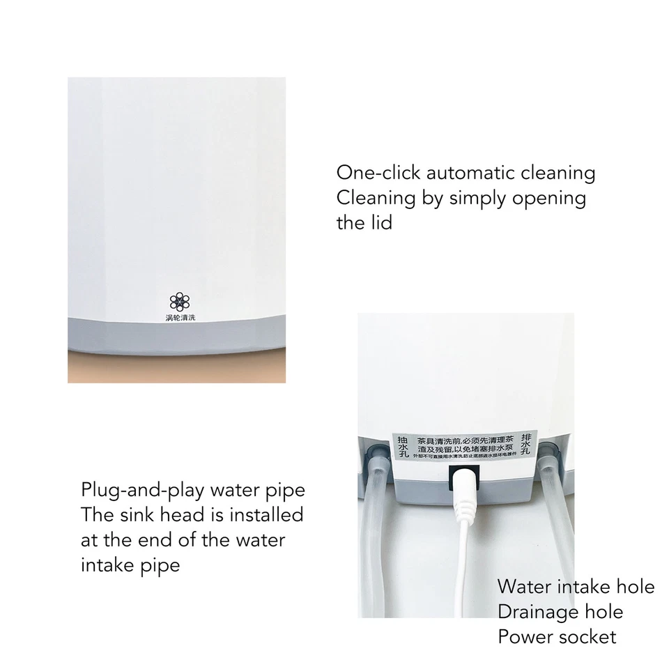 Arbeitsplatten Geschirrspüler 360 Grad Reinigung USB betrieben tragbar Mini Geschirrspüler