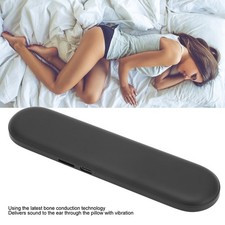 Bluetooth Pillow Speaker Bone Conduction For Deep Sleeping Black 
