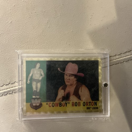 Cowboy Bob Orton   2006 Topps Chrome WWE HERITAGE SUPERFRACTOR /25 Card