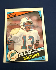 1984 Topps Football Dan Marino Rookie Card #123 Please Read. rookie card picture