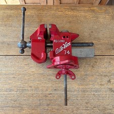 Vintage Record Auto-Vice No 74 - Bench Vice In Good Working Order