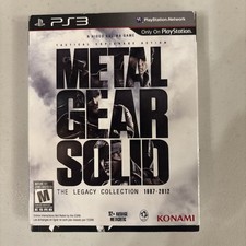 PS3 - Metal Gear Solid : The Legacy Collection. Art Book Included. 