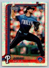 2025 Topps Chrome Logofractor Edition #286 Aaron Nola