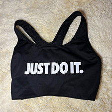 Nike Just Do It Black/White Racerback Sports ...