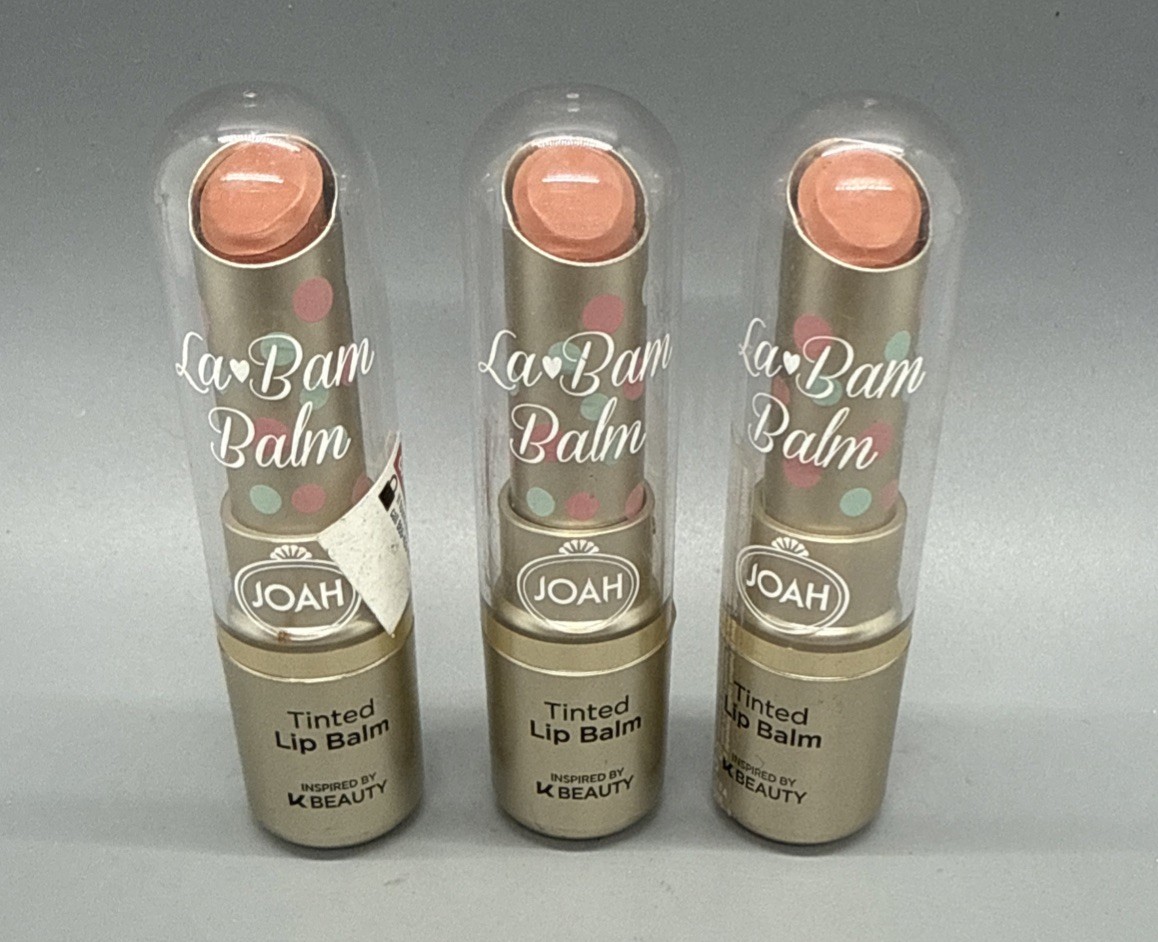 3x JOAH La Bam Bálsamo Labial Tintado 0.1 OZ La Bamba NUEVO SELLADO