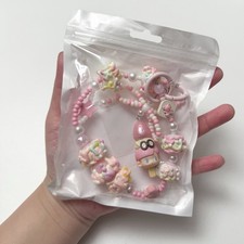 Limited Edition Handmade Phone Chain bagcharm collectible acrylic beads