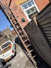 Vintage Wooden Ladder 2x10ft