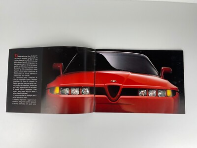 Leaflet Alfa Romeo SZ Sport Zagato 1989 Brochure brochure italian