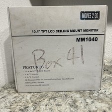 Movies 2 Go Model MM1040 10.4  LCD Ceiling Mount Monitor With Remote