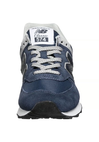 New Balance 574 Scarpe da Uomo Classic Suede Sneaker Sportive Blu Navy Grigio - Foto 5 di 6