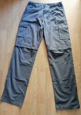 Mountain Warehouse Kinderhose, dunkel grau, abtrennbare Hosenbeine.
