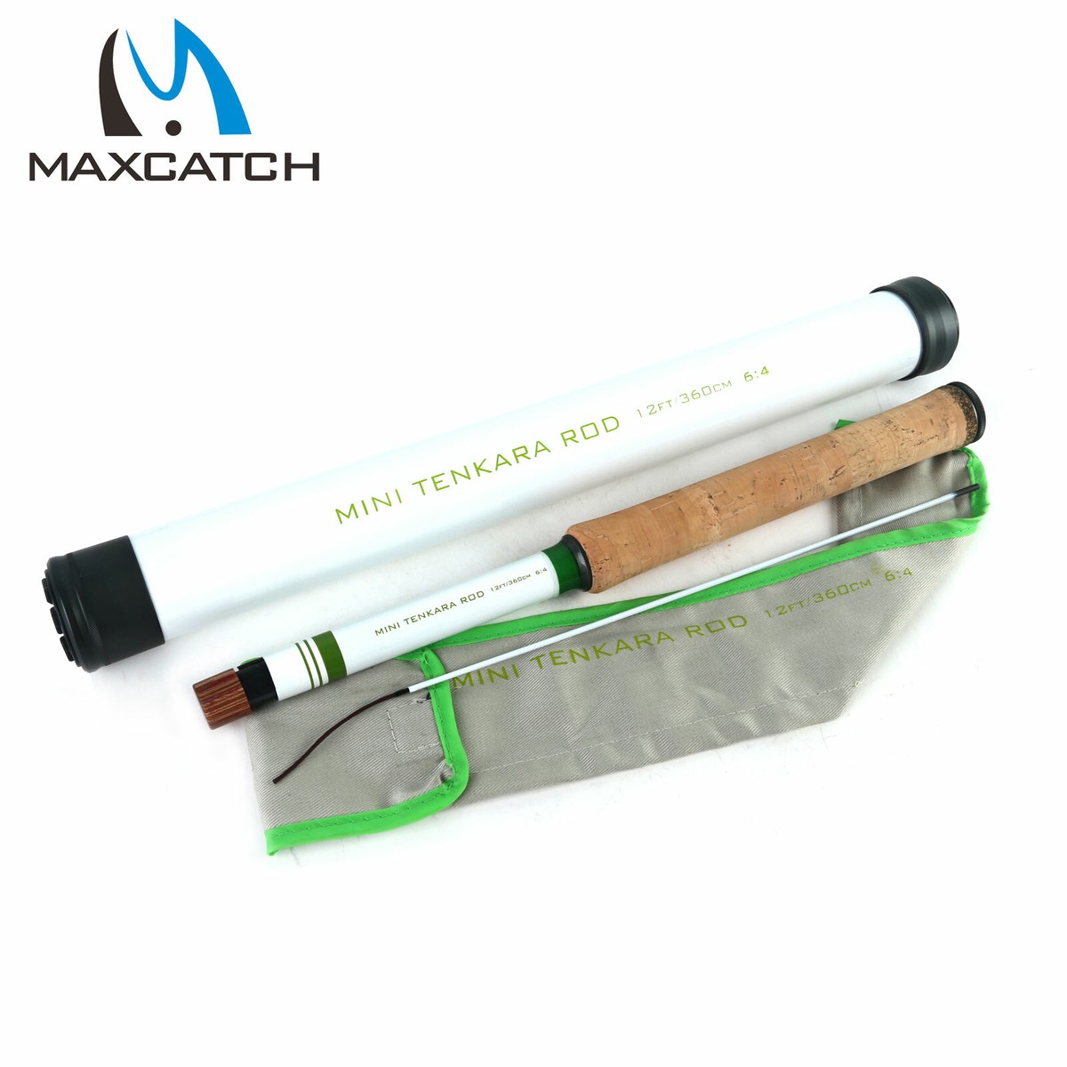 Maxcatch Mini Tenkara Fly Fishing Rod 12FT/360CM 6:4 Action 15Sec  Telescoping