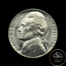1947-D Jefferson Nickel Choice Gem BU Luster+++