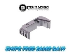 Tyrant Designs Glock 43X/48 Extended Mag Release, GRAY New TD-43x-48E-G