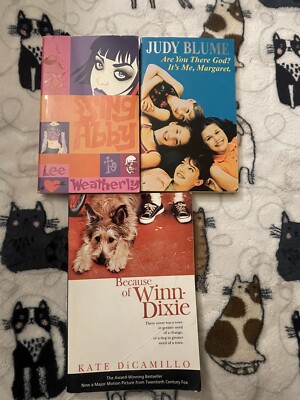 Children s Book Lot (Judy Blume, Because Of Winn Dixie, Missing Abby)