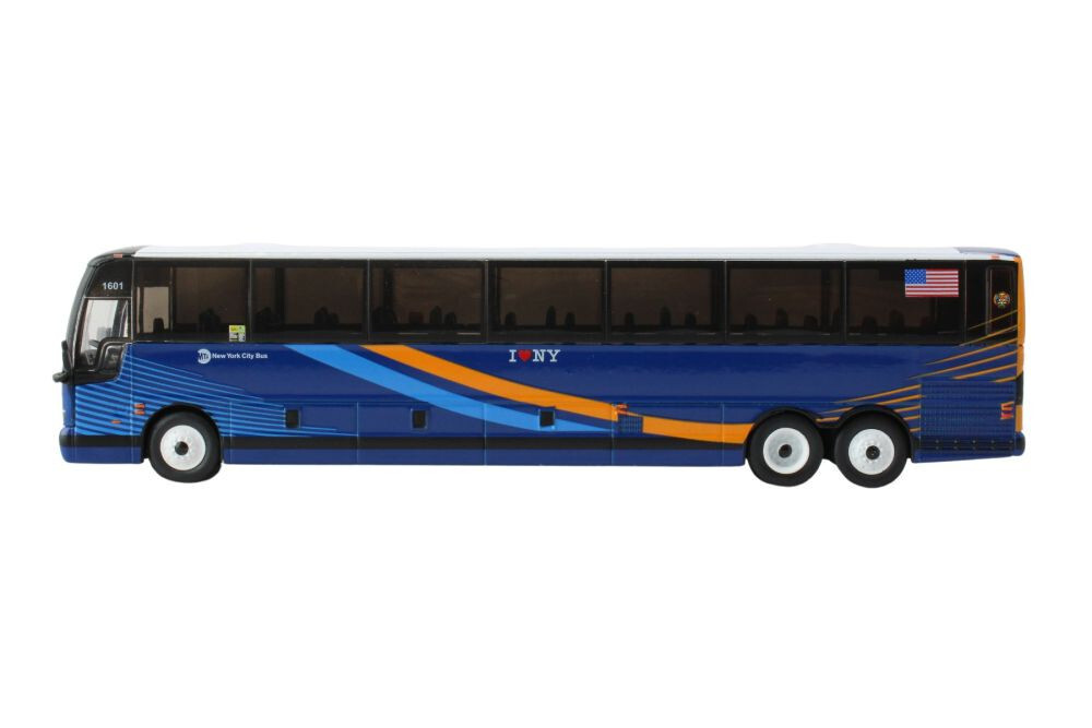 MTA NYC Transit Model Bus Prevost X345 bus 1:87 Scale HO Scale