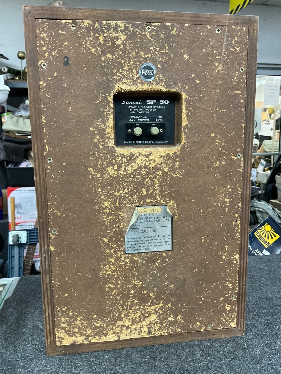 Sansui SP-50 Speaker - Vintage One Speaker | eBay