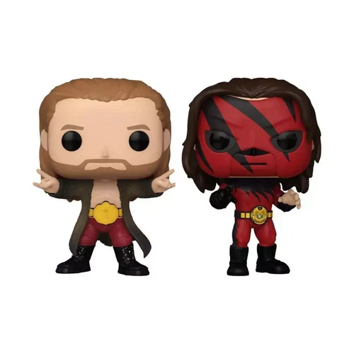 New Funko POP! WWE: Edge & Kane Vinyl Figures Target Con Limited Edition