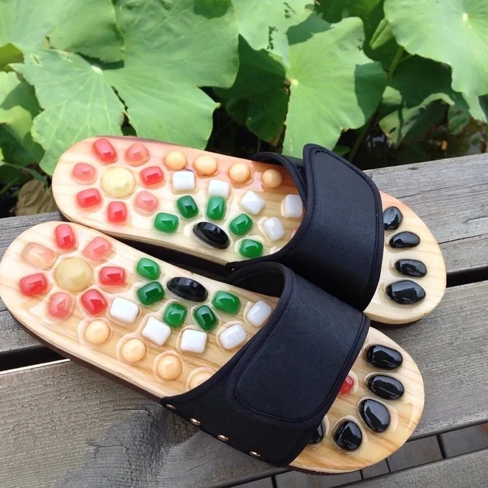 Infradito Da Massaggio Con Digitopressione E Supporto Plantare – Antiscivolo In EVA – Per Piedi Piatti E Fascite (Color: Khaki) - 4