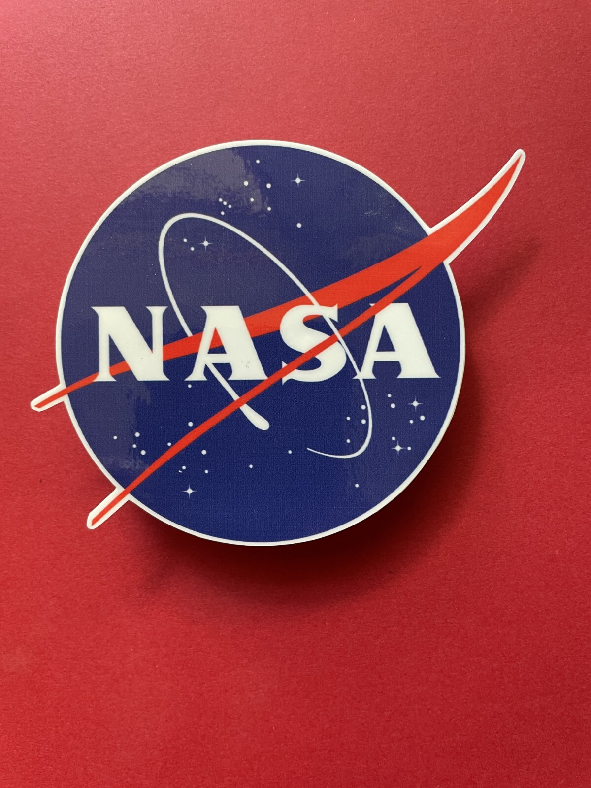 NASA Logo Vinyl Sticker 3.5" | Full Color Laminated Space Decal Waterproof