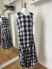 jw anderson uniqlo Check dress