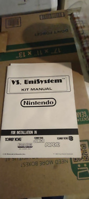 nintendo vs. unisystem arcade manual #1076