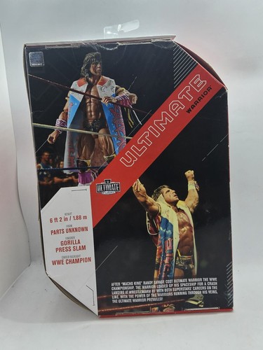 WWE Ultimate Edition ULTIMATE WARRIOR Figure Series 15 Mattel REPACK - 第 2/2 張圖片