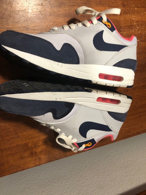 Size 10 - Nike Air Max 1 Midnight Navy Pink 2018 for sale online | eBay