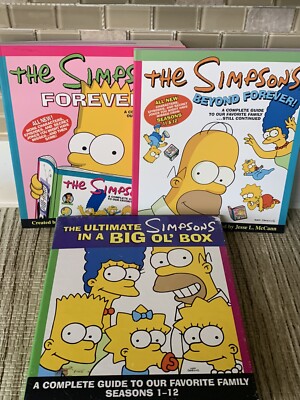 THE ULTIMATE SIMPSONS IN A BIG OL' BOX (3) PAPERBACK BOOKS