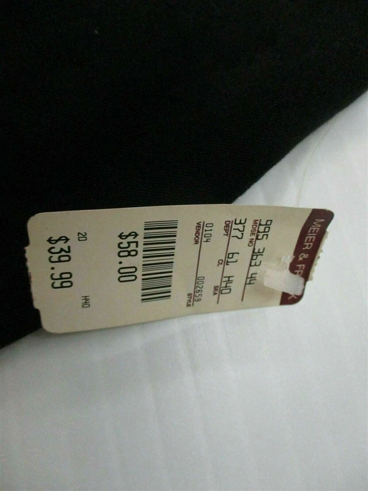 Nueva Falda VALERIE STEVENS Para Mujer Talla 8 Mezcla Lana Plisada Negra Línea A Foto 3 de 4