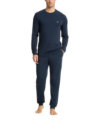 Emporio Armani pyjamas men 1119944F52600135 Marine round