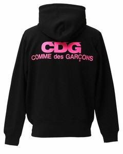 comme des garcons pink hoodie