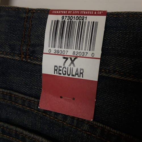 Levi Strauss Signature Jeans Womens Adjustable Waist Relaxed Fit Regular 7 NWT - Picture 11 of 12