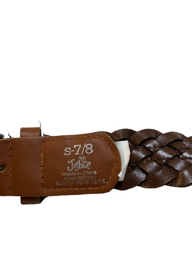 Justice Braided Belt With Crochet Detail Size Small 7/8 - Picture 3 of 3
